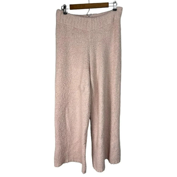 Skims Cozy Collection Fuzzy Teddy Lounge Pants Size L/XL Blush Women’s - Picture 1 of 5